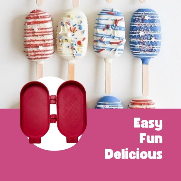 Cake Pop Mold - Cakesicle Shape - Red