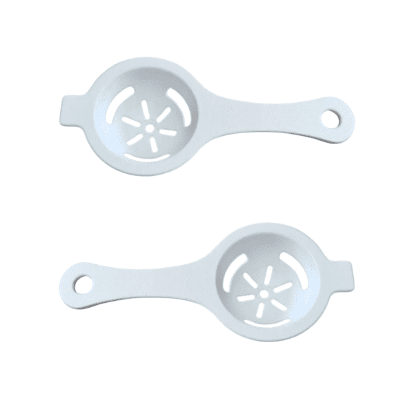 Egg White / Yolk Seperator - Egg Seperator Tool - White - Pack 2