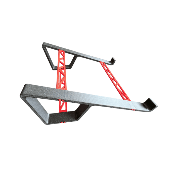 Ergonomic Laptop Riser Stand - 15 - Black / Red