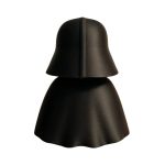 Mini Darth Vader Action Figure - Black