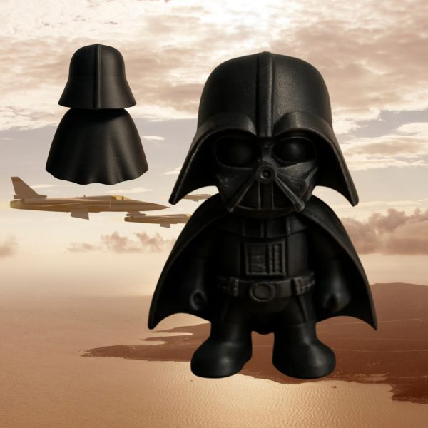 Mini Darth Vader Action Figure - Black