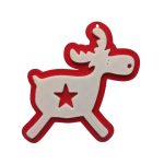 Christmas Ornaments - Red/White - Pack of 3