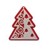 Christmas Ornaments - Red/White - Pack of 3