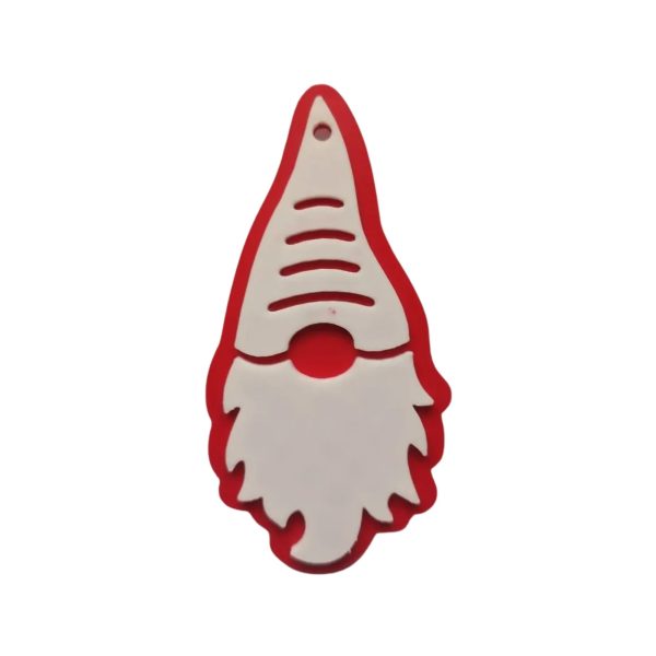 Christmas Ornaments - Red/White - Pack of 3