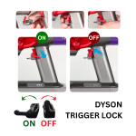Dyson Trigger Lock Power Button Accessory – V6/V7/V8/V10/V11 Compatible