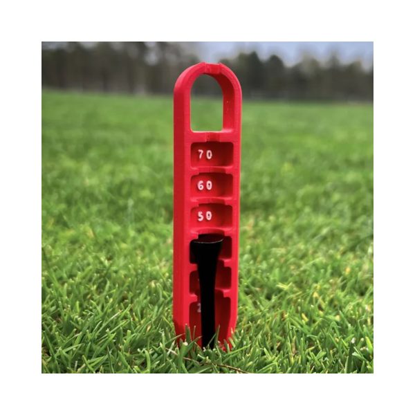 Professional Golf Tee Height Elevator – Red (Pack of 2)