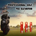 Professional Golf Tee Height Elevator – Red (Pack of 2)